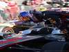 GP MONACO, 28.05.2011- Qualifiche, Mark Webber (AUS), Red Bull Racing, RB7 looking at the  McLaren  Mercedes, MP4-26 of Jenson Button (GBR)