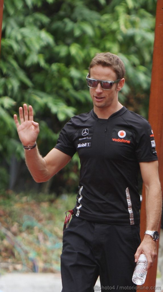 GP SINGAPORE, 22.09.2011- Jenson Button (GBR), McLaren  Mercedes, MP4-26 