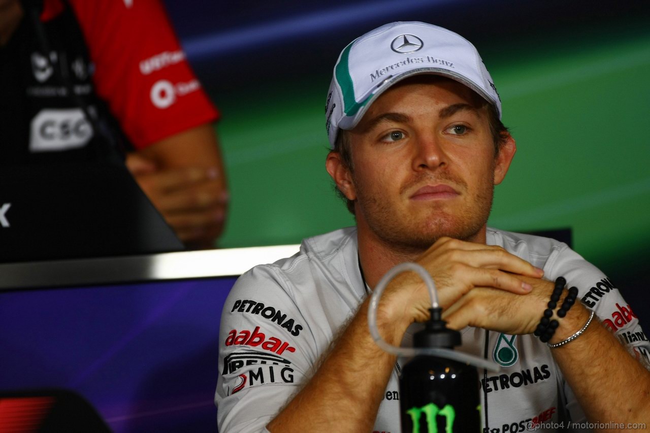 GP SINGAPORE, 22.09.2011- Conferenza Stampa, Nico Rosberg (GER), Mercedes GP Petronas F1 Team, MGP W02 