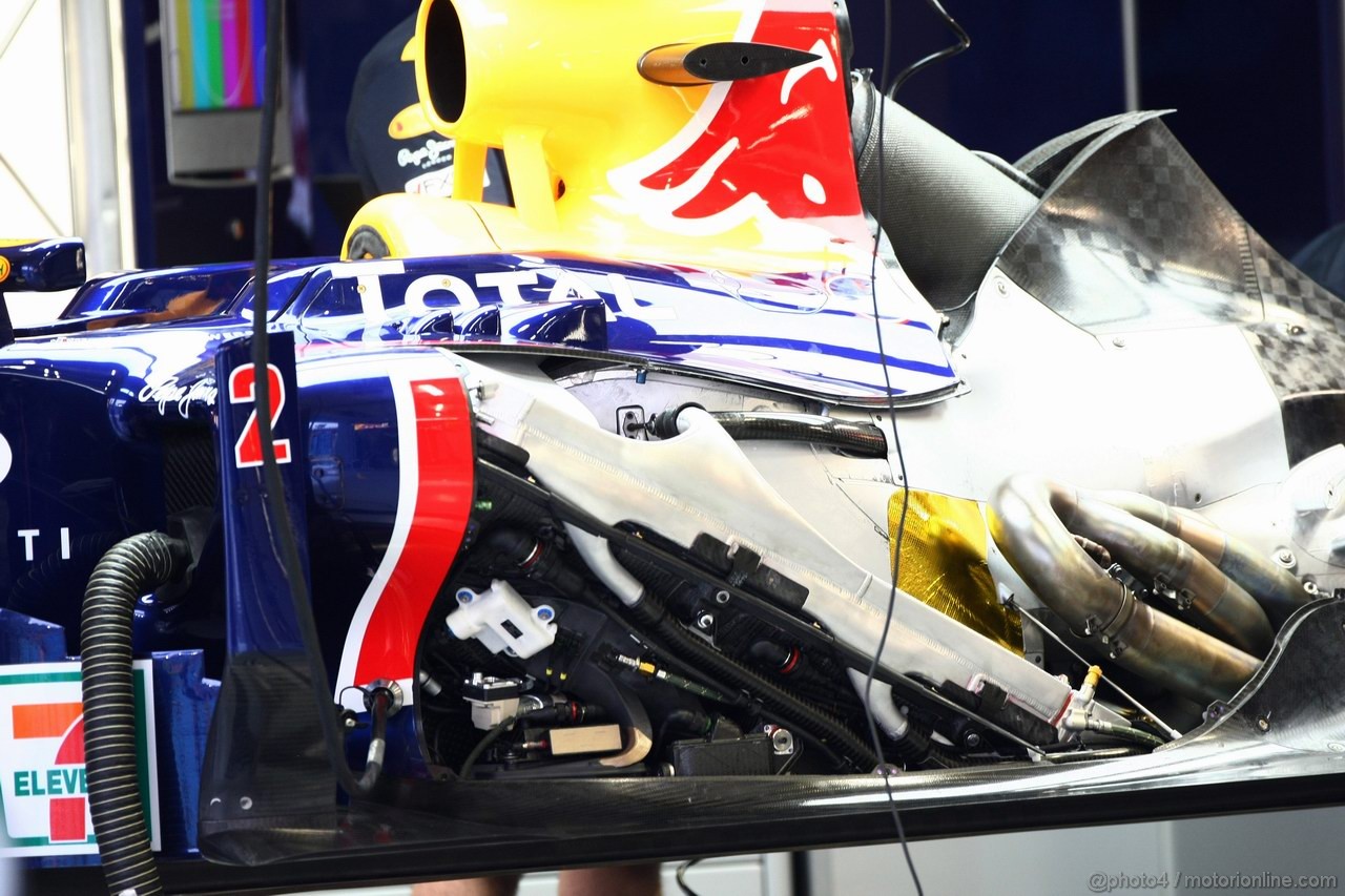 GP SINGAPORE, 22.09.2011- Red Bull Racing, RB7, detail