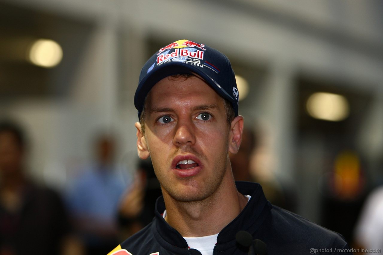 GP SINGAPORE, 22.09.2011- Sebastian Vettel (GER), Red Bull Racing, RB7 