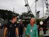 GP SINGAPORE, 22.09.2011- Jenson Button (GBR), McLaren  Mercedes, MP4-26 e his father John Button (GBR)