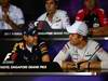 GP SINGAPORE, 22.09.2011- Conferenza Stampa, Sebastian Vettel (GER), Red Bull Racing, RB7 e Nico Rosberg (GER), Mercedes GP Petronas F1 Team, MGP W02 