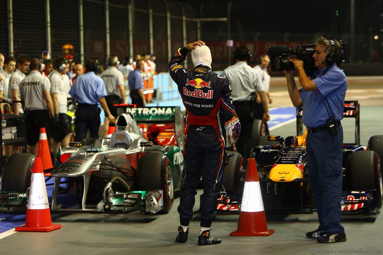 GP SINGAPORE, 24.09.2011- Qualifiche, Sebastian Vettel (GER), Red Bull Racing, RB7 pole position