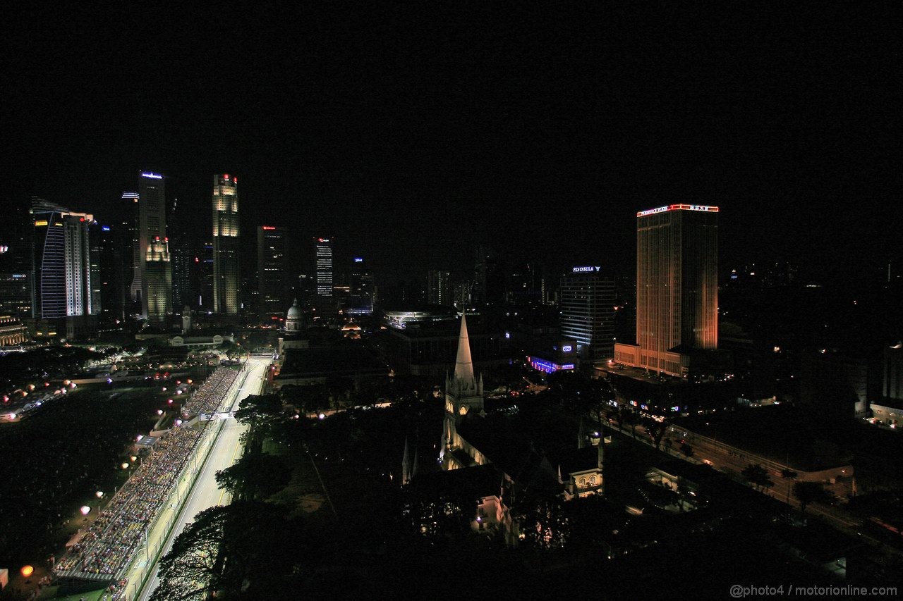 GP SINGAPORE, 24.09.2011- Qualifiche, View of Marina Bay Street Circuit