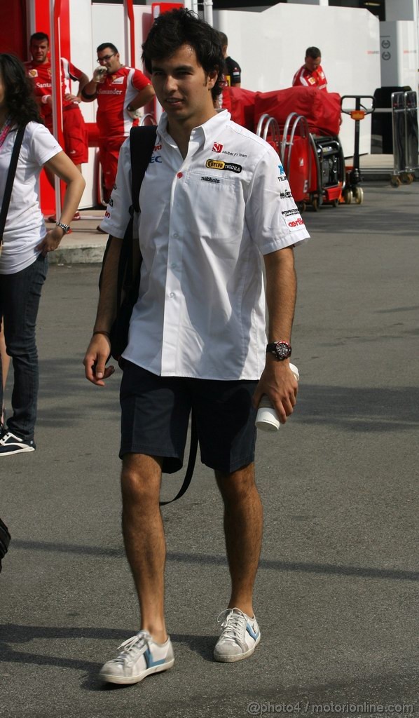 GP SINGAPORE, 23.09.2011- Sergio Pérez (MEX), Sauber F1 Team C30 