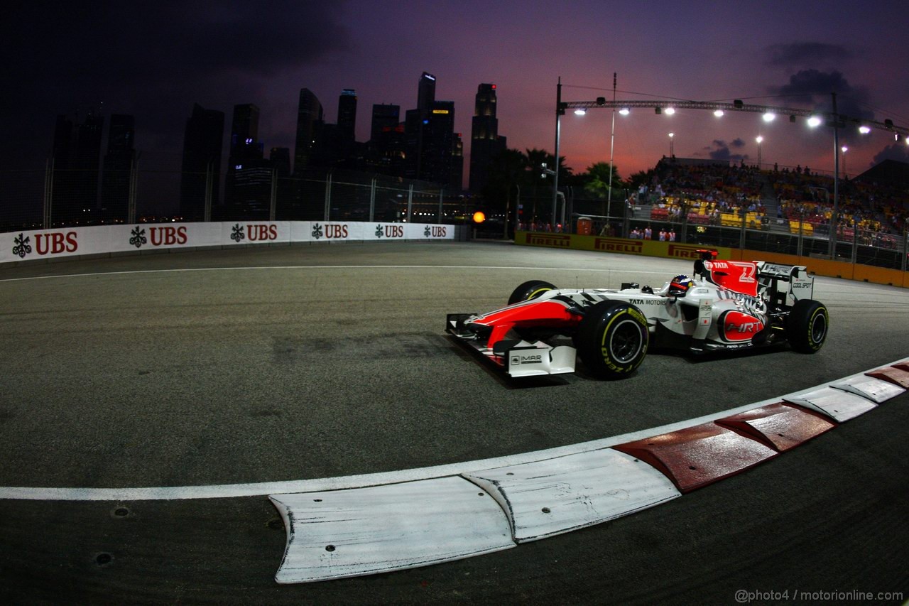 GP SINGAPORE, 23.09.2011- Prove Libere 1, Venerdi', Daniel Ricciardo (AUS), HRT Formula One Team 