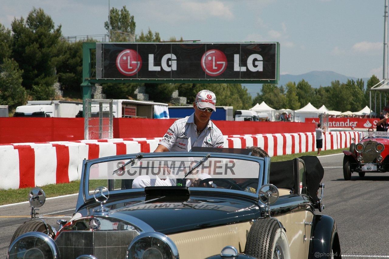 GP SPAGNA, 22.05.2011- Michael Schumacher (GER), Mercedes GP Petronas F1 Team, MGP W02 