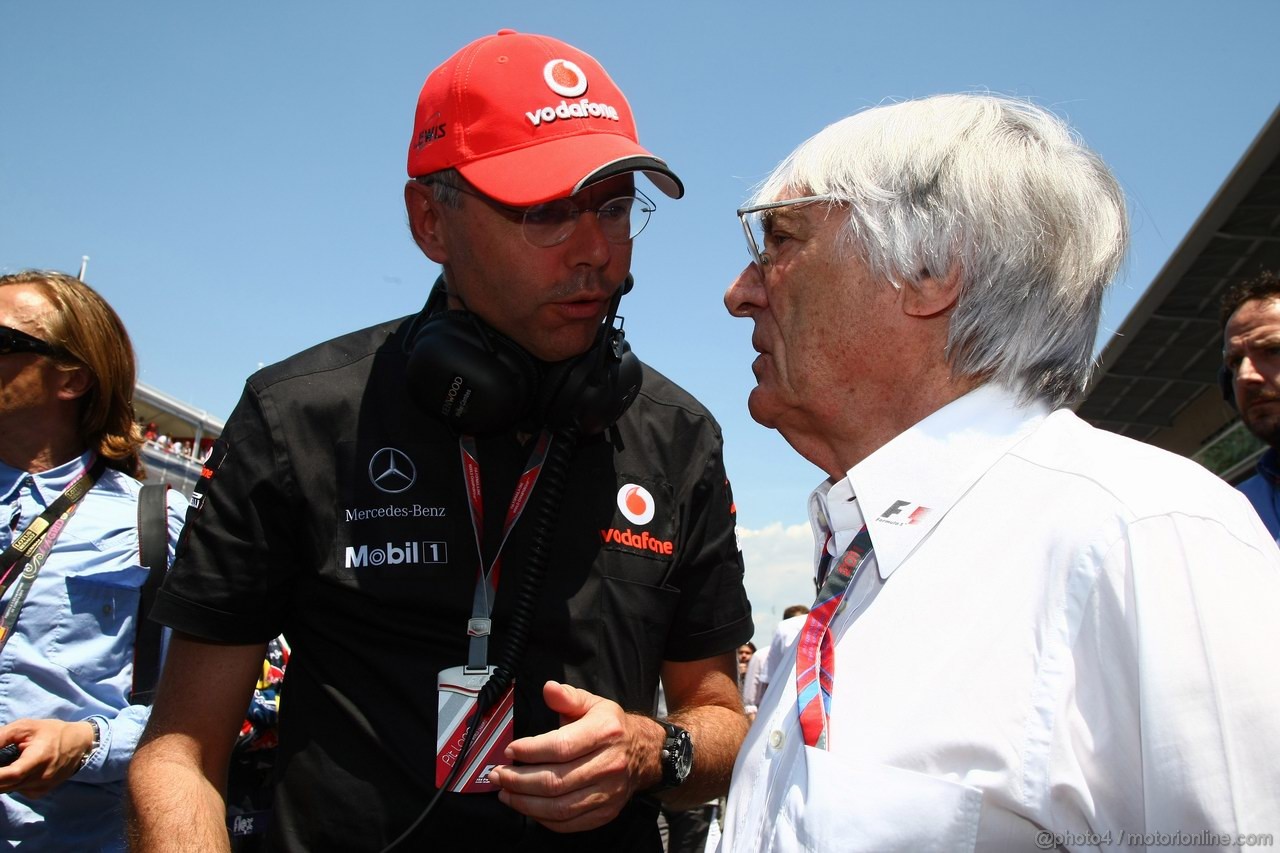 GP SPAGNA, 22.05.2011- Gara, Bernie Ecclestone (GBR), President e CEO of Formula One Management  