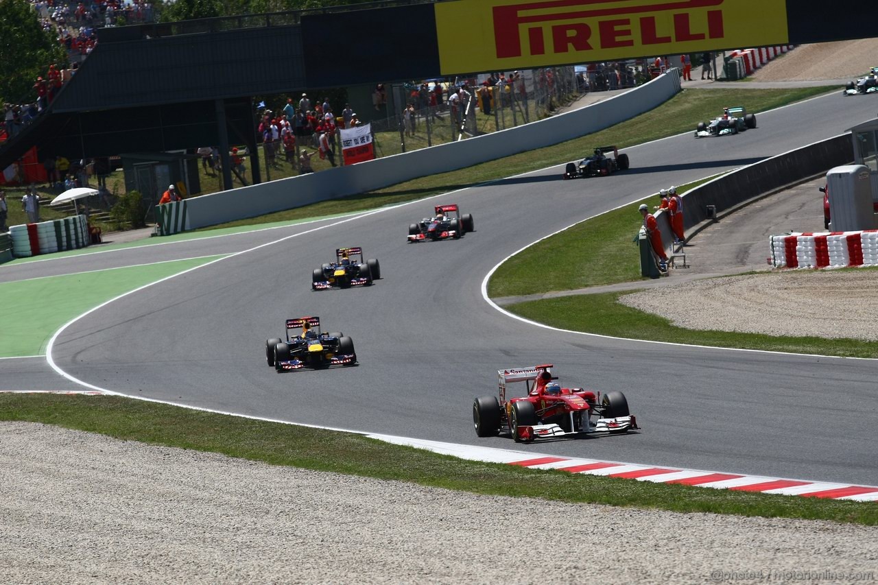 GP SPAGNA, 22.05.2011- Gara, Fernando Alonso (ESP), Ferrari, F-150 Italia 
