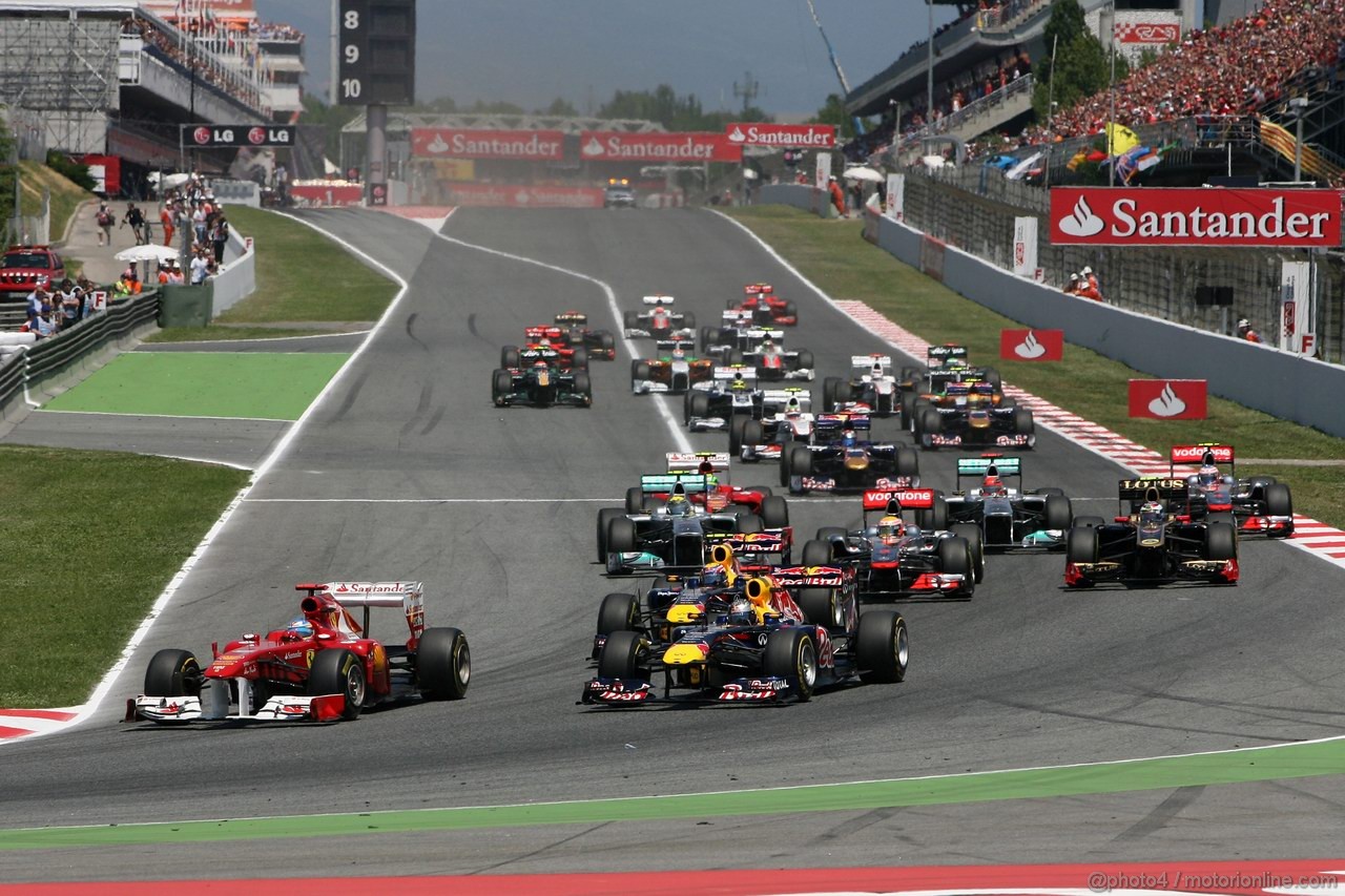 GP SPAGNA, 22.05.2011- Gara, partenza 