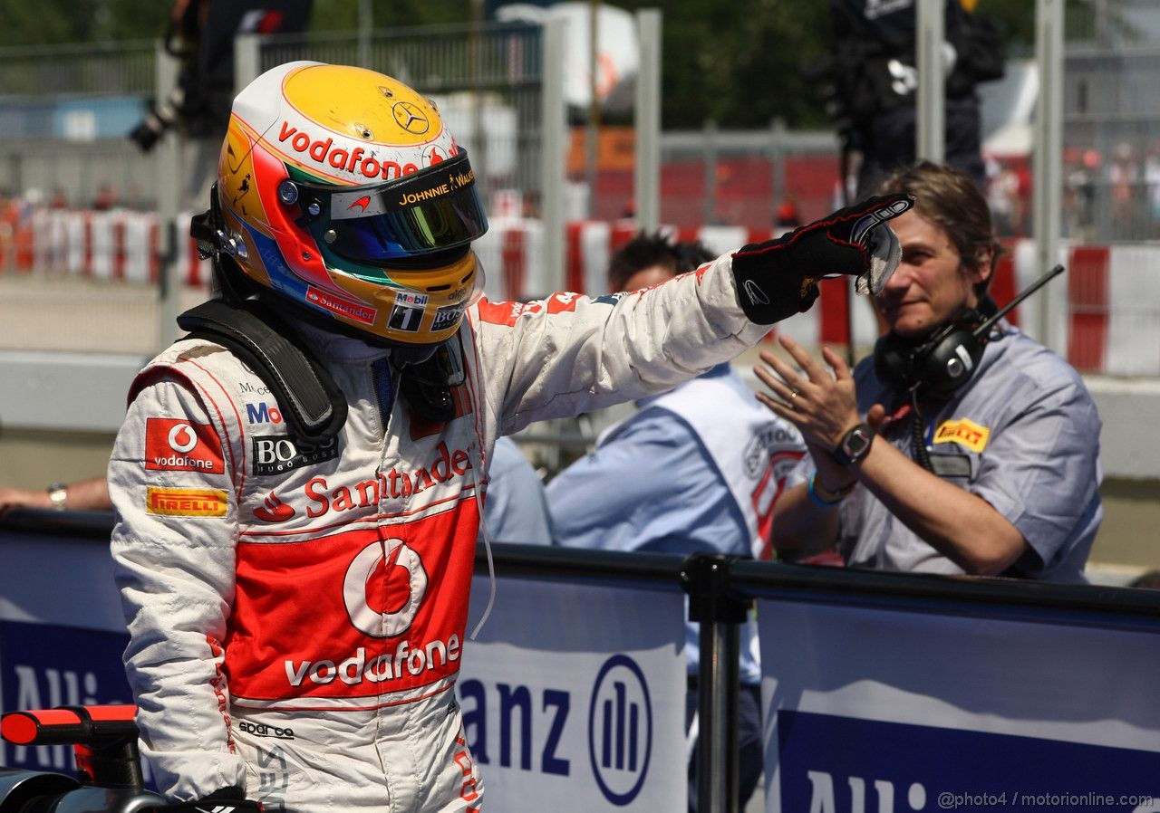 GP SPAGNA, 22.05.2011- Gara, Lewis Hamilton (GBR), McLaren  Mercedes, MP4-26 secondo 