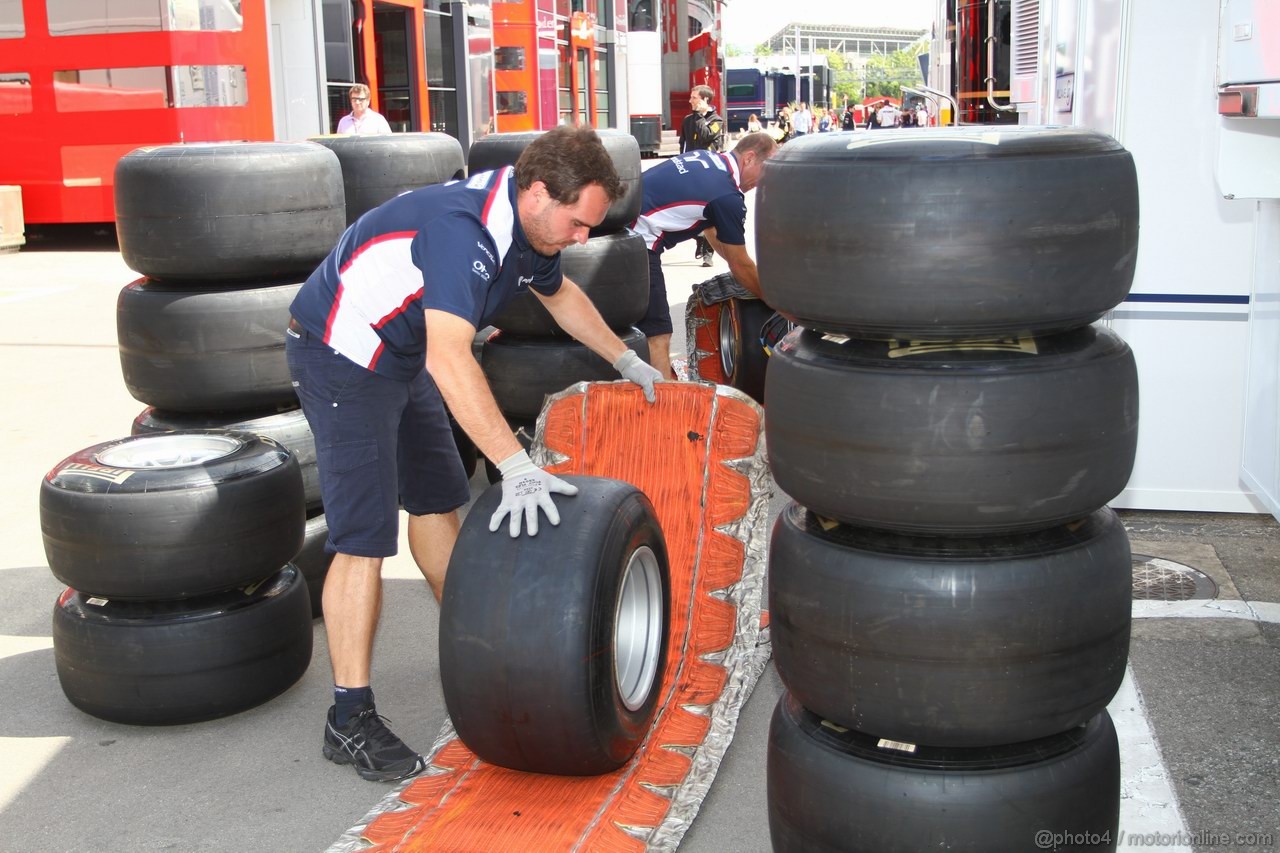 GP SPAGNA, 19.05.2011- Tyres Pirelli