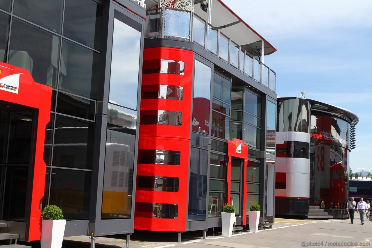 GP SPAGNA, 19.05.2011- Paddock