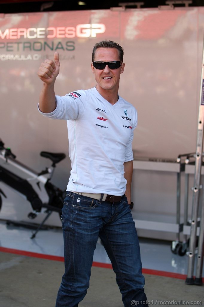 GP SPAGNA, 19.05.2011- Michael Schumacher (GER), Mercedes GP Petronas F1 Team, MGP W02