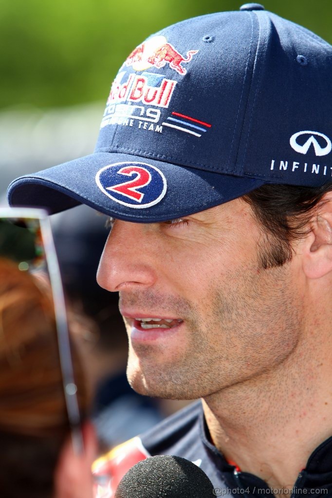 GP SPAGNA, 19.05.2011- Mark Webber (AUS), Red Bull Racing, RB7
