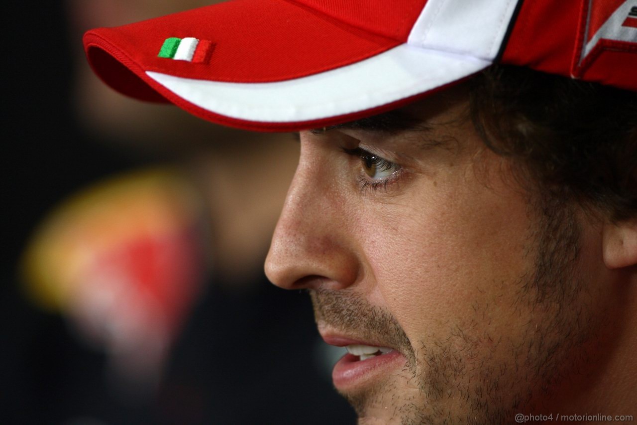 GP SPAGNA, 19.05.2011- Conferenza Stampa, Fernando Alonso (ESP), Ferrari, F-150 Italia