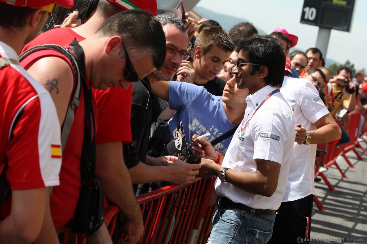 GP SPAGNA, 19.05.2011- Narain Karthikeyan (IND), Hispania Racing F1 Team, HRT