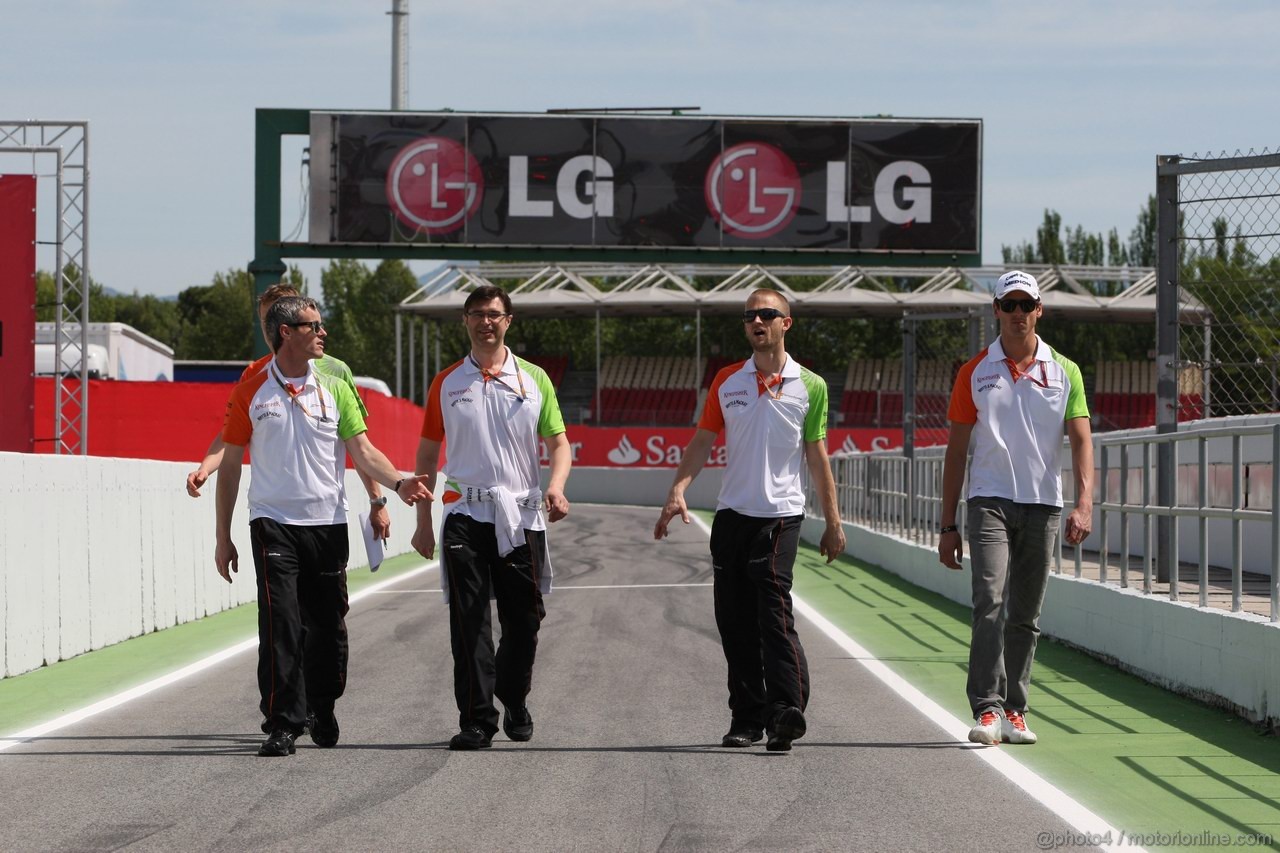GP SPAGNA, 19.05.2011- Adrian Sutil (GER), Force India F1 Team, VJM04 