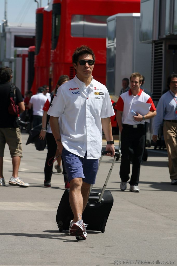 GP SPAGNA, 19.05.2011- Kamui Kobayashi (JAP), Sauber F1 Team C30