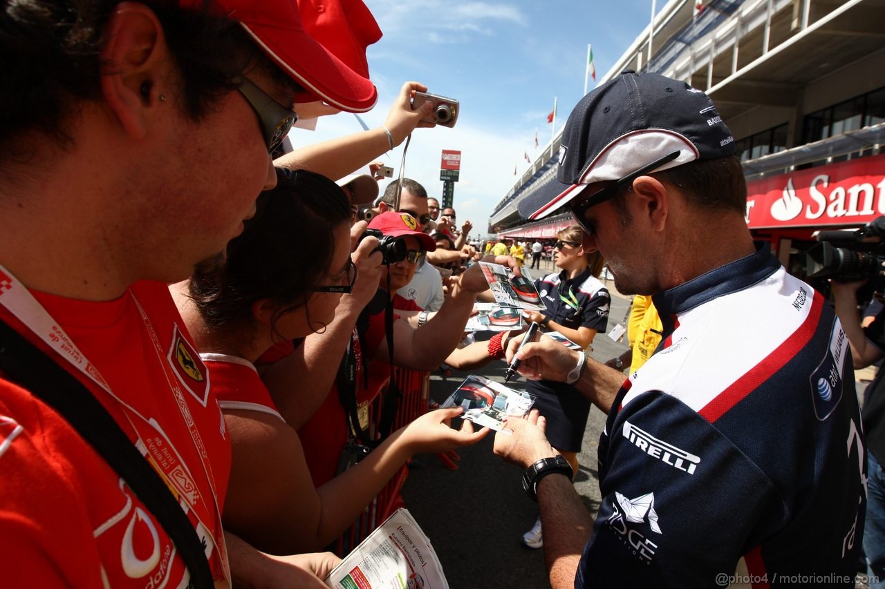 GP SPAGNA, 19.05.2011- Rubens Barrichello (BRA), Williams FW33 