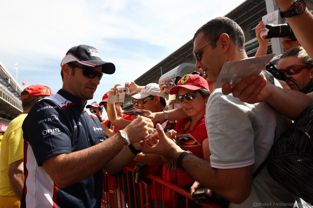 GP SPAGNA, 19.05.2011- Rubens Barrichello (BRA), Williams FW33