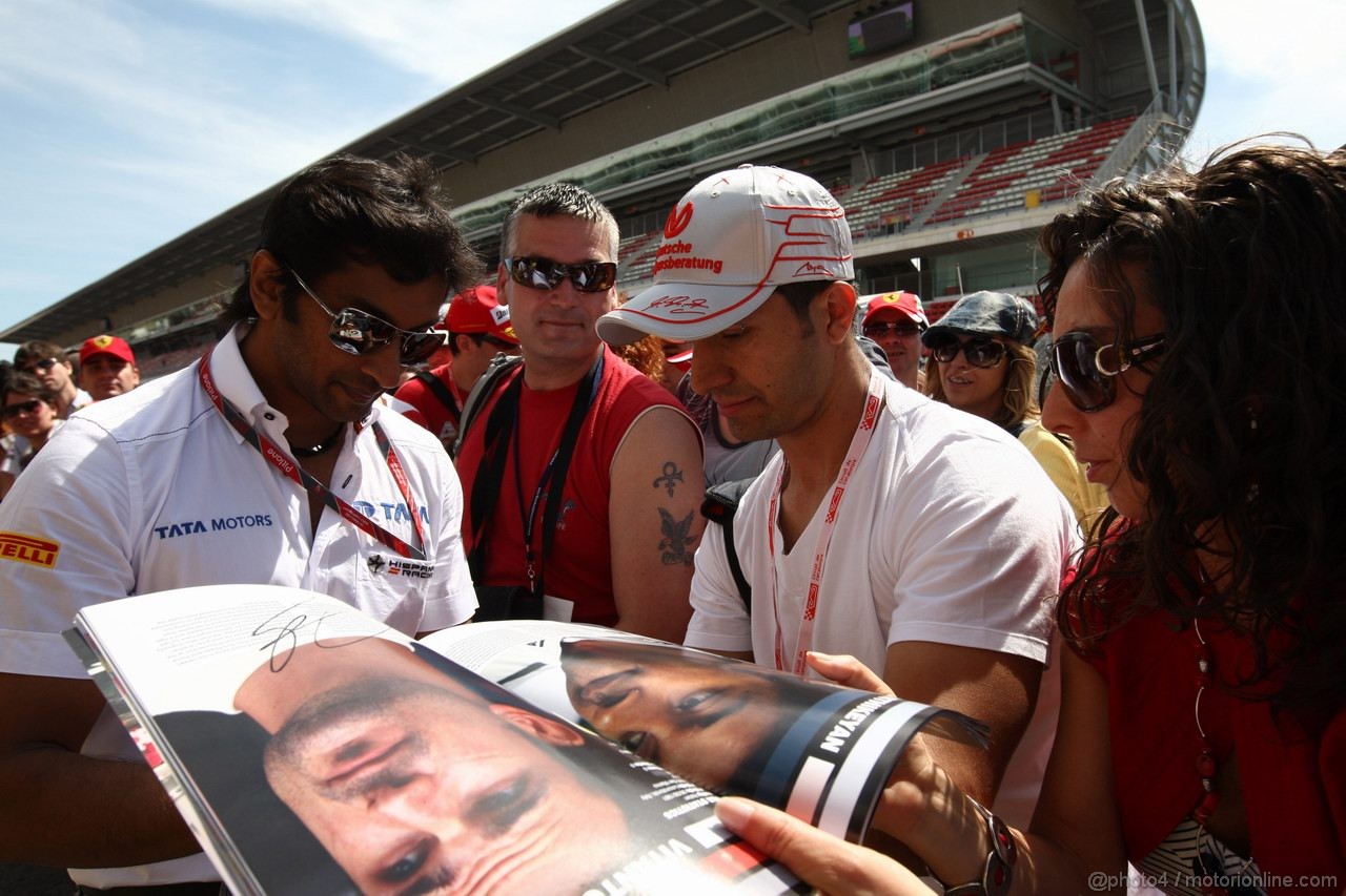 GP SPAGNA, 19.05.2011- Narain Karthikeyan (IND), Hispania Racing F1 Team, HRT