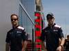 GP SPAGNA, 19.05.2011- Rubens Barrichello (BRA), Williams FW33 e Pastor Maldonado (VEN), Williams FW33 