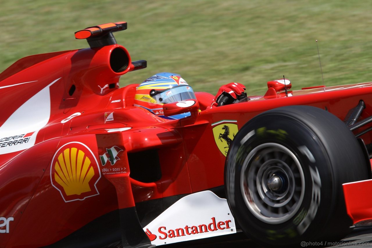 GP SPAGNA, 21.05.2011- Prove Libere 3, Sabato, Fernando Alonso (ESP), Ferrari, F-150 Italia 
