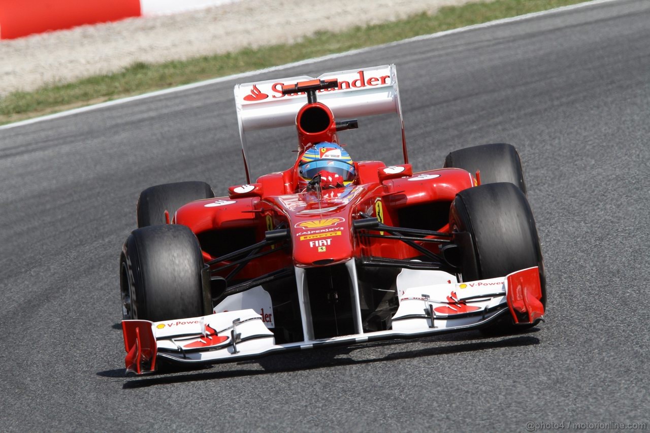 GP SPAGNA, 21.05.2011- Prove Libere 3, Sabato, Fernando Alonso (ESP), Ferrari, F-150 Italia 