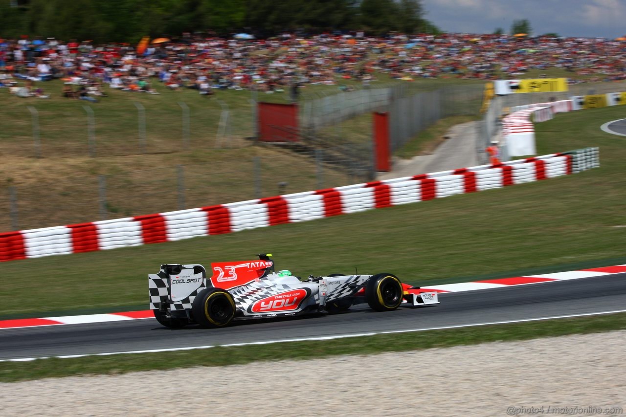 GP SPAGNA, 21.05.2011- Prove Libere 3, Sabato, Vitantonio Liuzzi (ITA), Hispania Racing F1 Team, HRT  