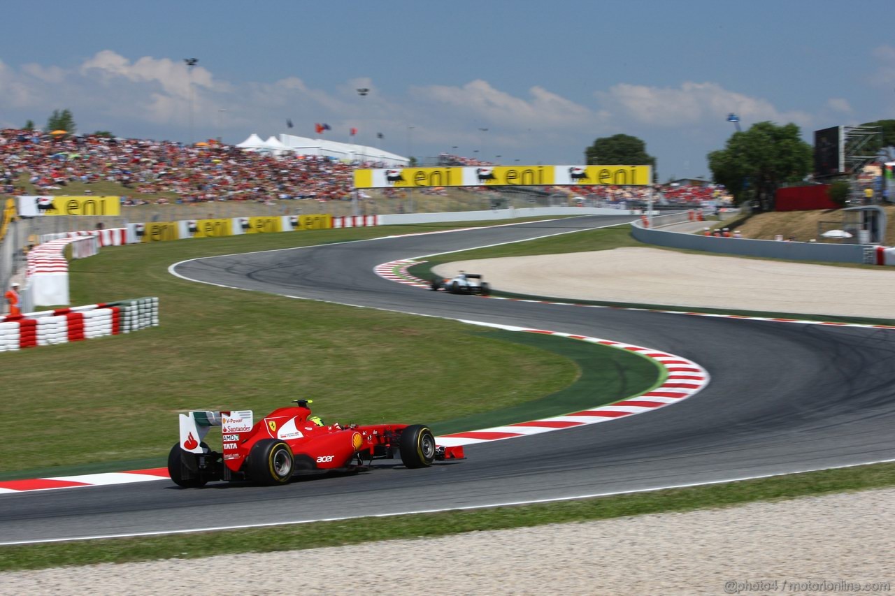 GP SPAGNA, 21.05.2011- Prove Libere 3, Sabato, Felipe Massa (BRA), Ferrari, F-150 Italia 