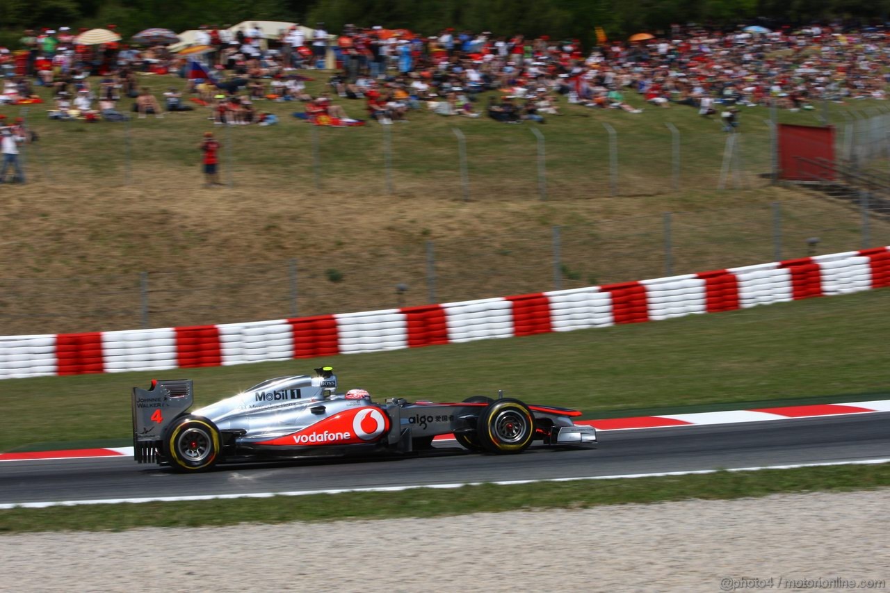 GP SPAGNA, 21.05.2011- Prove Libere 3, Sabato, Jenson Button (GBR), McLaren Mercedes, MP4-26
