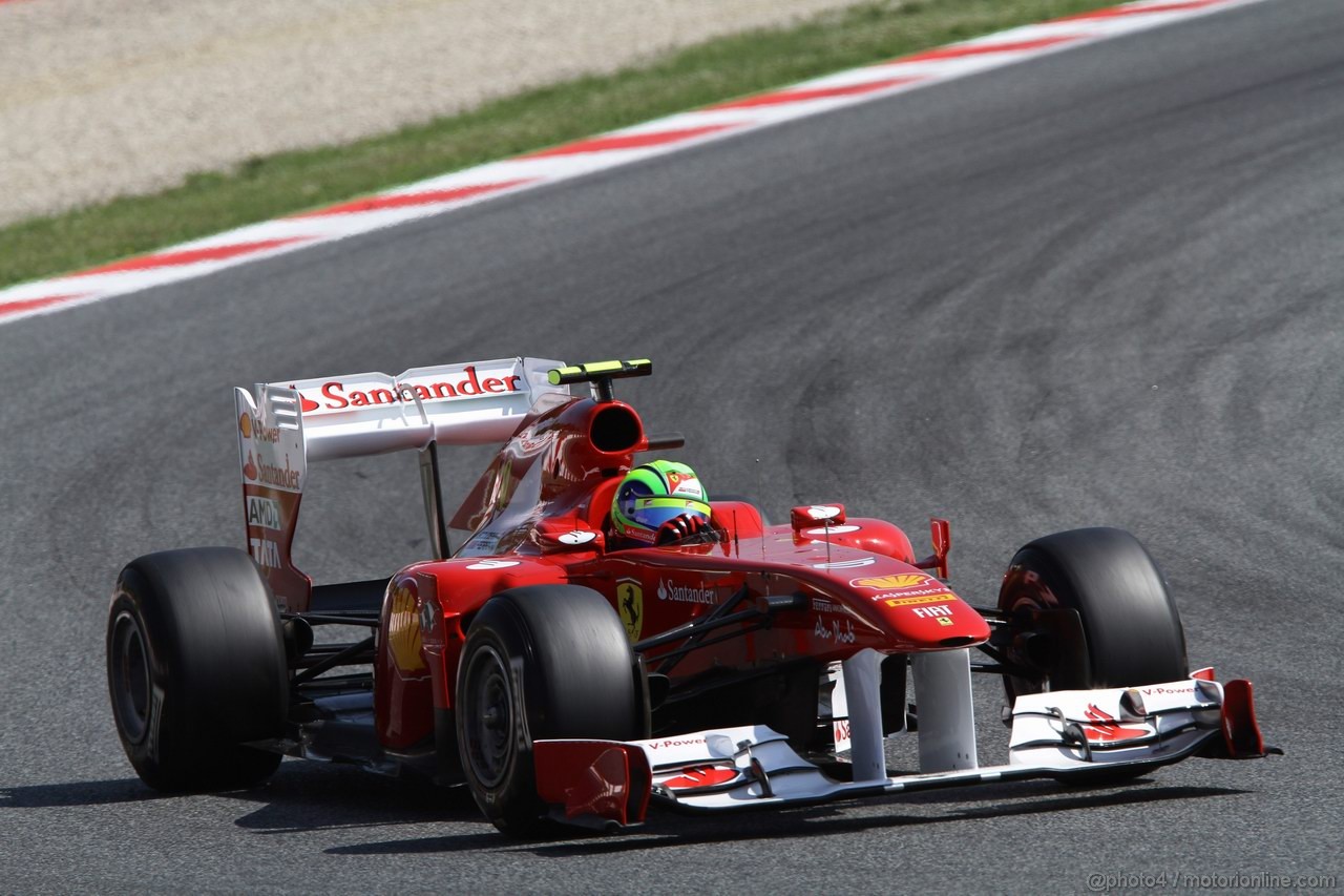 GP SPAGNA, 21.05.2011- Prove Libere 3, Sabato, Felipe Massa (BRA), Ferrari, F-150 Italia