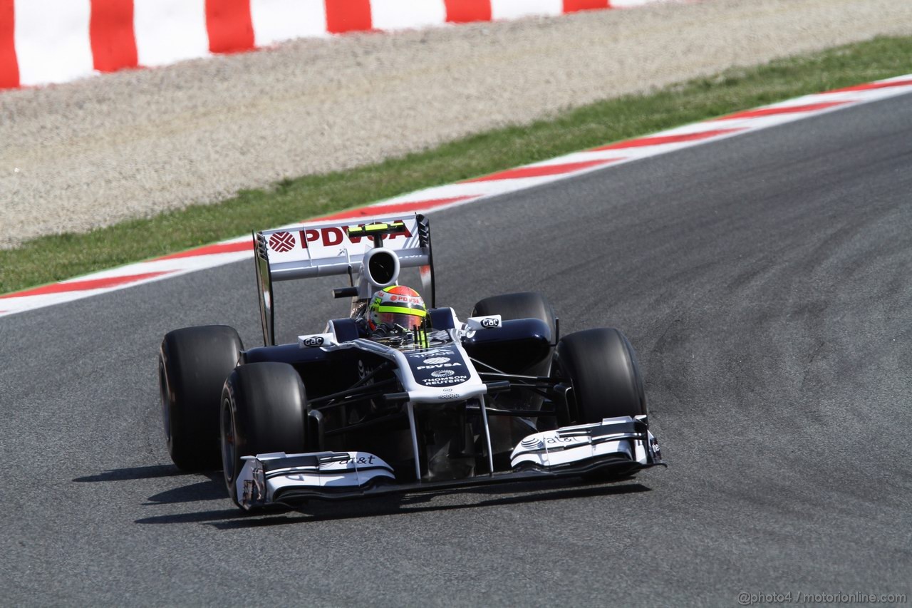 GP SPAGNA, 21.05.2011- Prove Libere 3, Sabato, Pastor Maldonado (VEN), Williams FW33 