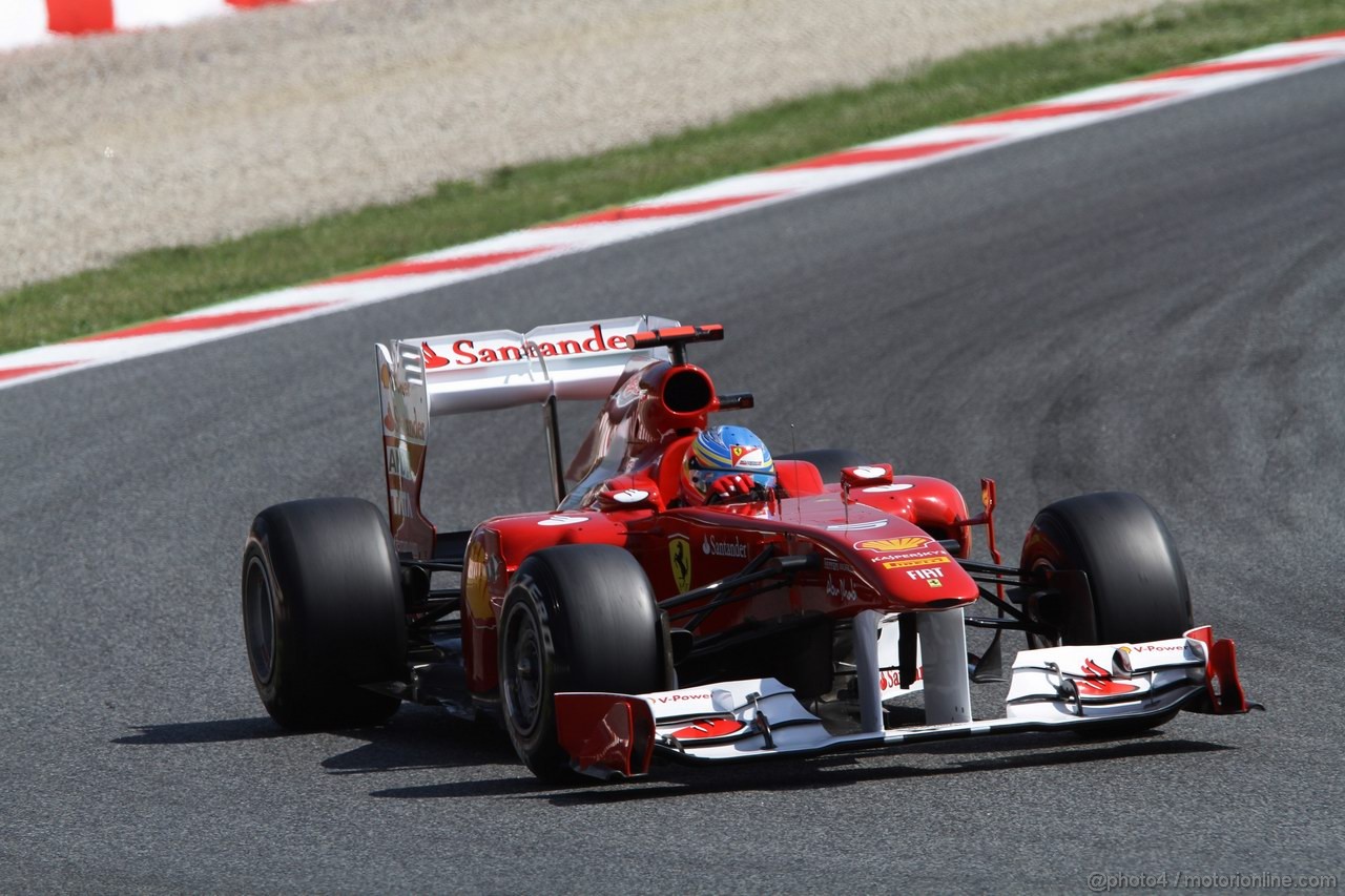GP SPAGNA, 21.05.2011- Prove Libere 3, Sabato, Fernando Alonso (ESP), Ferrari, F-150 Italia