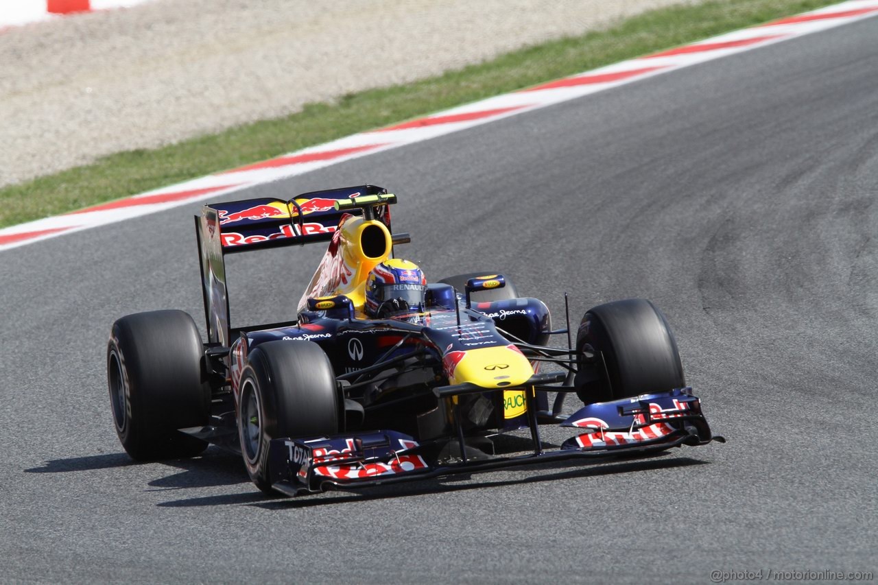 GP SPAGNA, 21.05.2011- Prove Libere 3, Sabato, Mark Webber (AUS), Red Bull Racing, RB7 