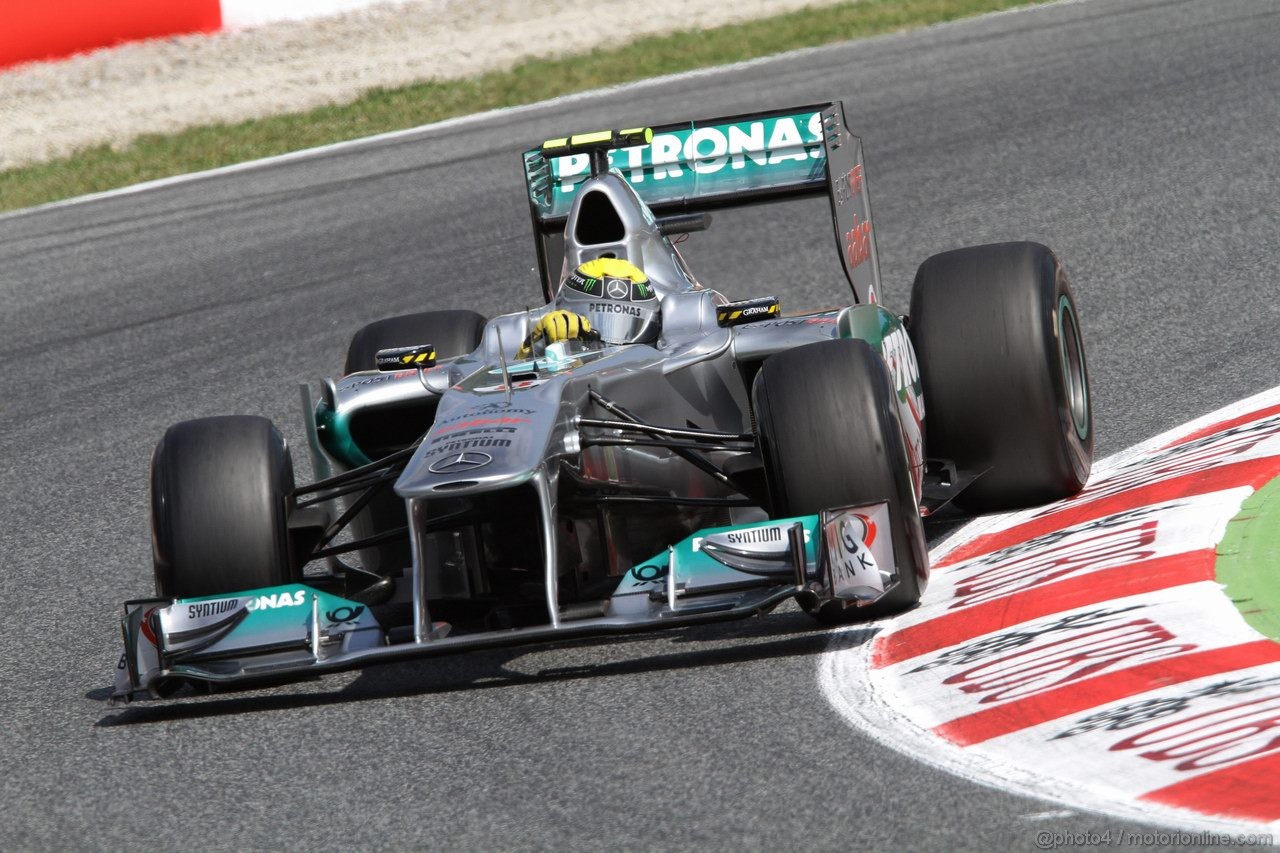 GP SPAGNA, 21.05.2011- Prove Libere 3, Sabato, Nico Rosberg (GER), Mercedes GP Petronas F1 Team, MGP W02