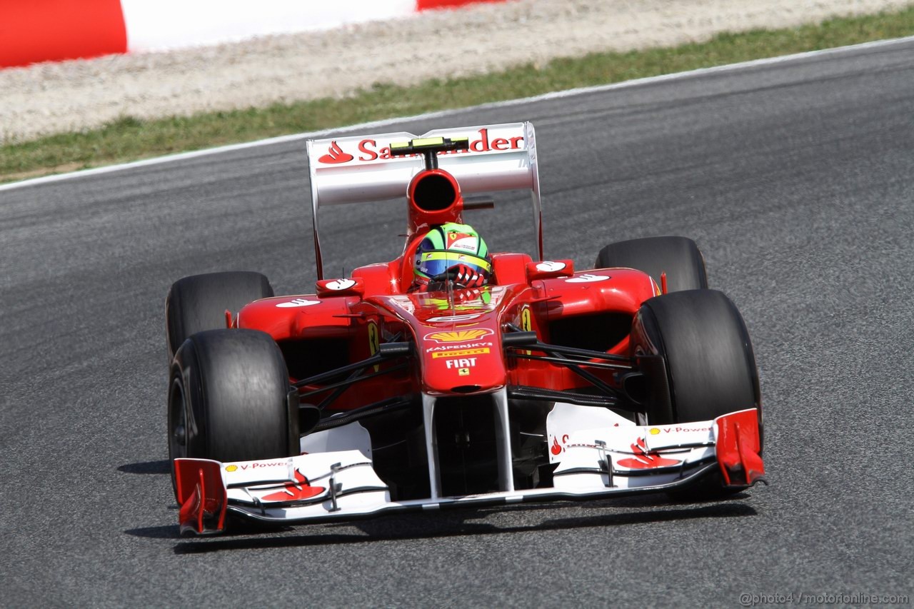 GP SPAGNA, 21.05.2011- Prove Libere 3, Sabato, Felipe Massa (BRA), Ferrari, F-150 Italia 