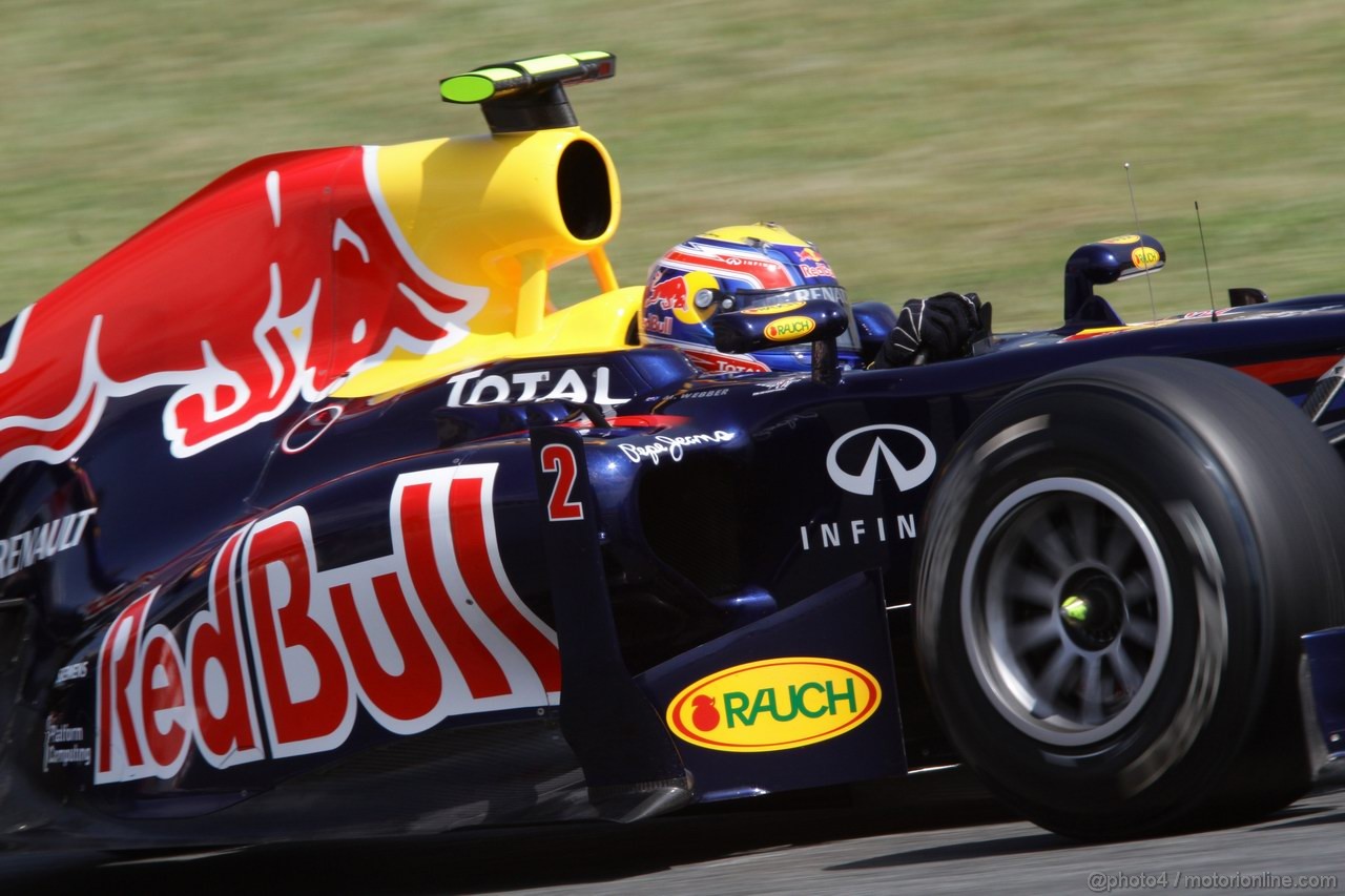 GP SPAGNA, 21.05.2011- Prove Libere 3, Sabato, Mark Webber (AUS), Red Bull Racing, RB7 