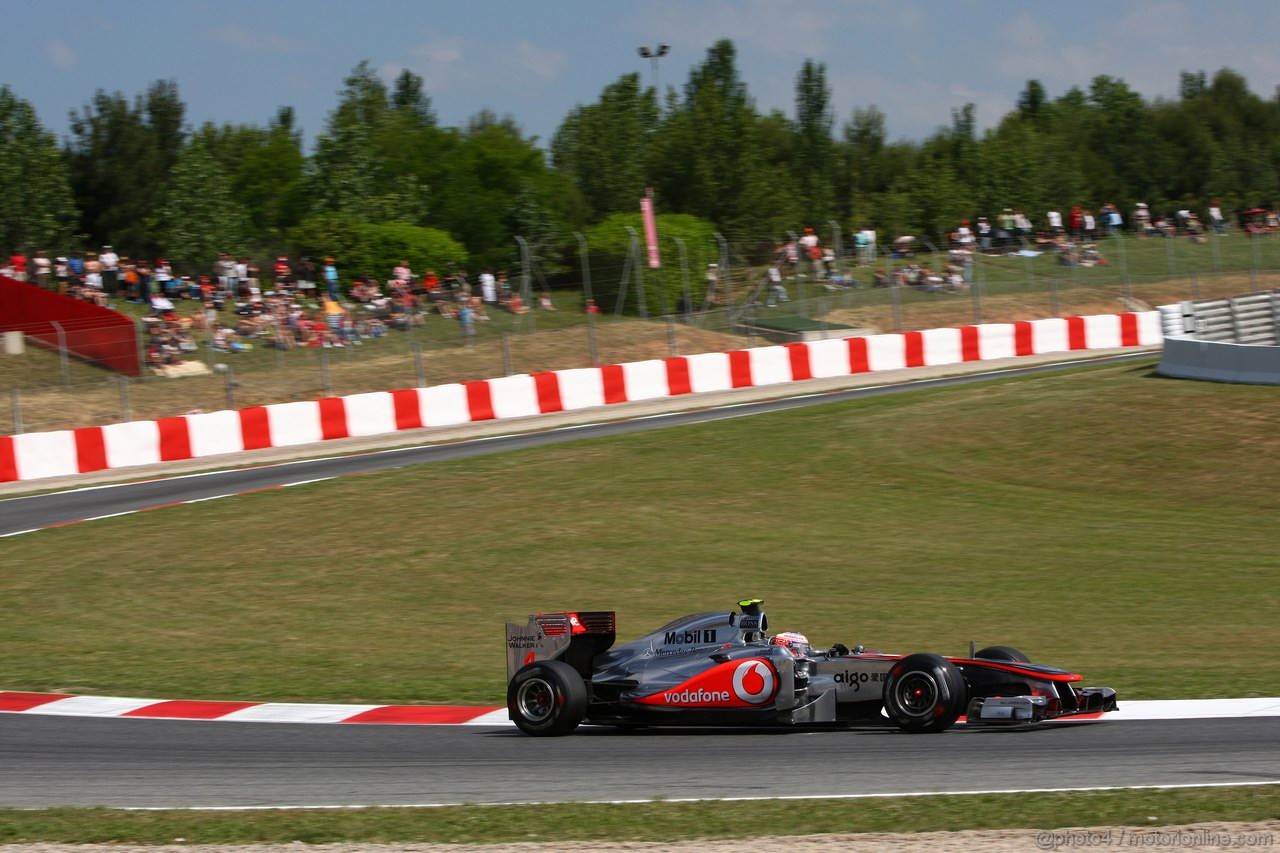 GP SPAGNA, 21.05.2011- Prove Libere 3, Sabato, Jenson Button (GBR), McLaren  Mercedes, MP4-26 