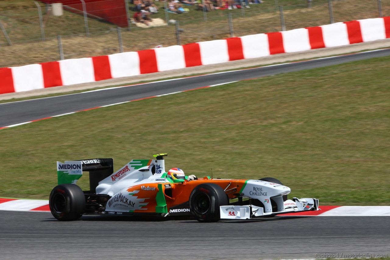 GP SPAGNA, 21.05.2011- Prove Libere 3, Sabato, Paul di Resta (GBR) Force India VJM04 
