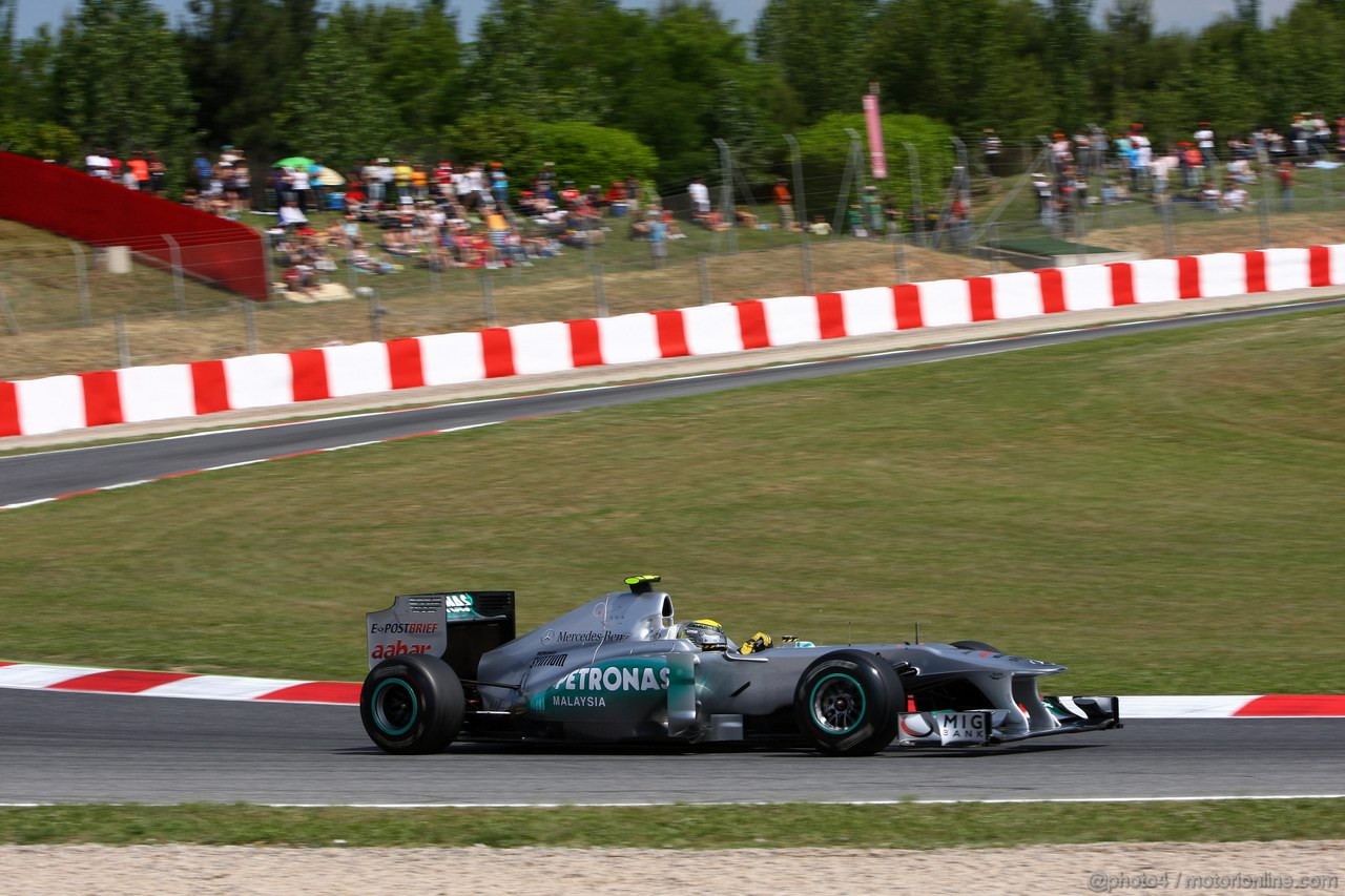 GP SPAGNA, 21.05.2011- Prove Libere 3, Sabato, Nico Rosberg (GER), Mercedes GP Petronas F1 Team, MGP W02 