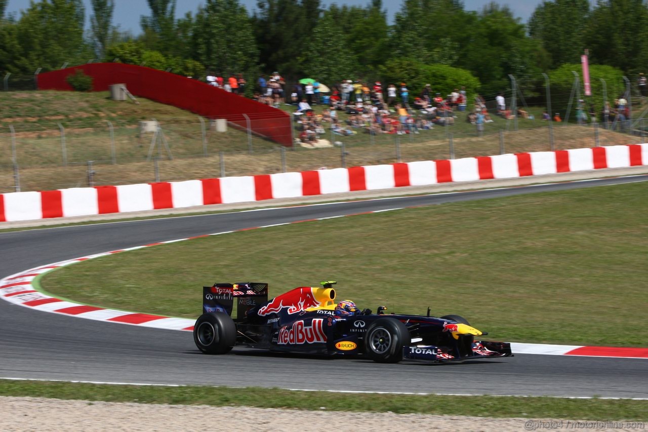 GP SPAGNA, 21.05.2011- Prove Libere 3, Sabato, Mark Webber (AUS), Red Bull Racing, RB7
