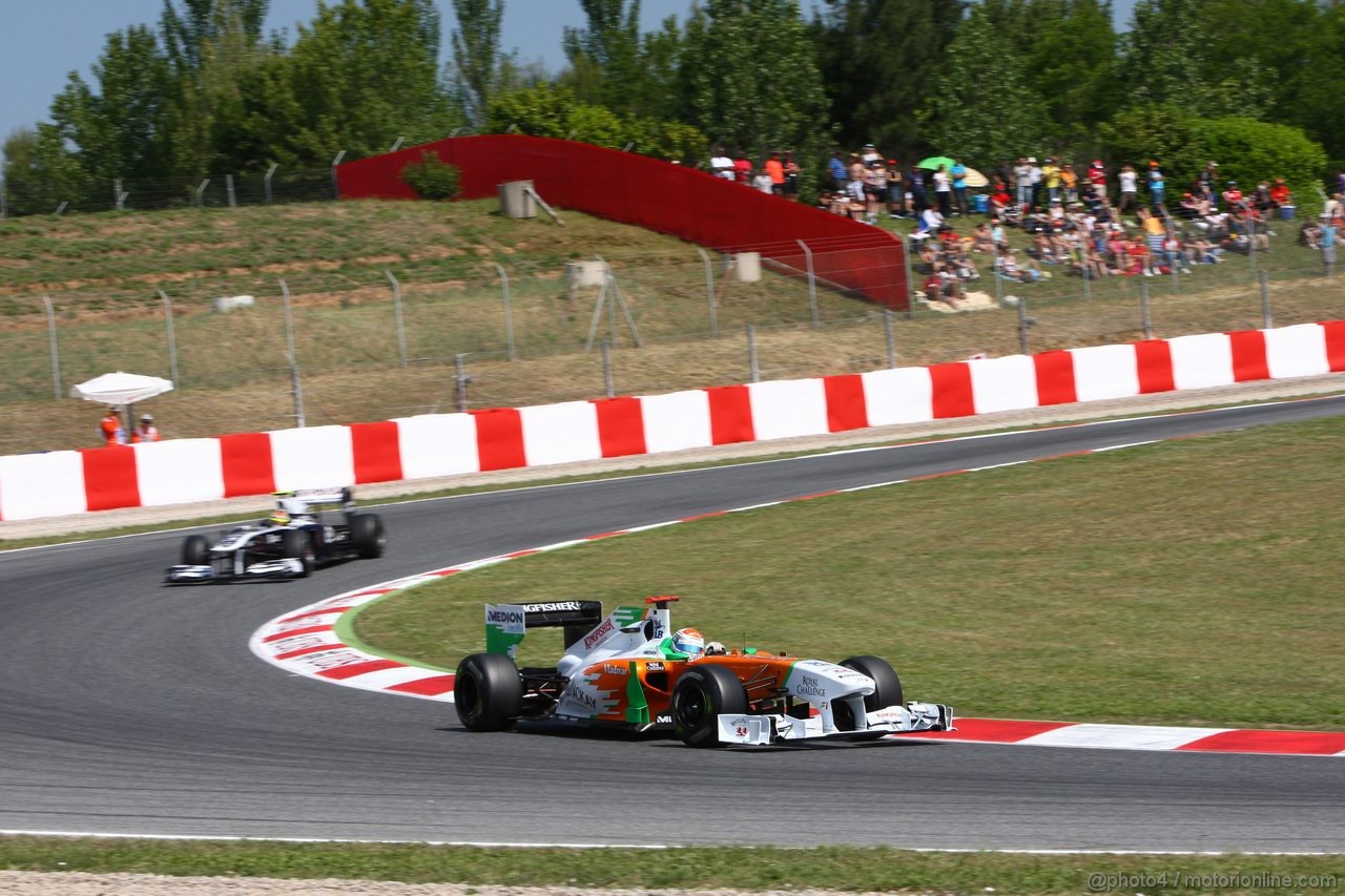 GP SPAGNA, 21.05.2011- Prove Libere 3, Sabato, Adrian Sutil (GER), Force India F1 Team, VJM04 