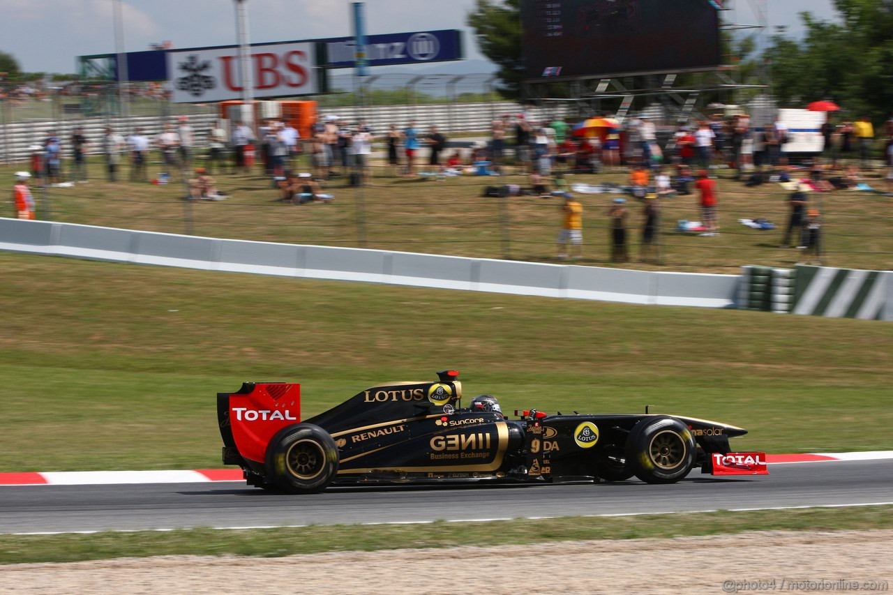 GP SPAGNA, 21.05.2011- Prove Libere 3, Sabato, Nick Heidfeld (GER) Lotus Renault GP R31  