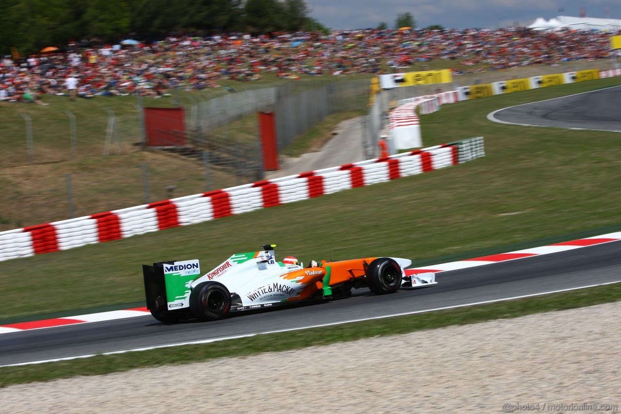 GP SPAGNA, 21.05.2011- Prove Libere 3, Sabato, Paul di Resta (GBR) Force India VJM04 