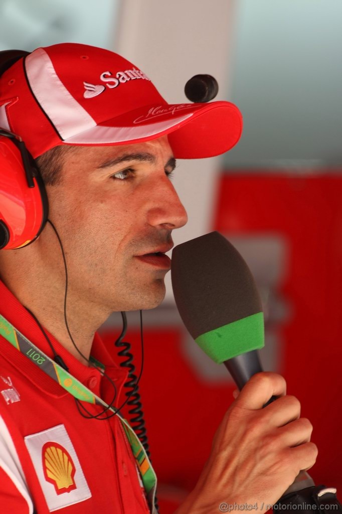 GP SPAGNA, 21.05.2011- Prove Libere 3, Sabato, Marc Gene (ESP), Test Driver Ferrari 