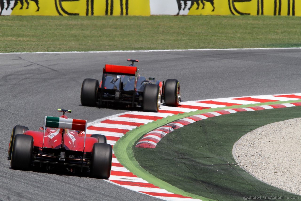 GP SPAGNA, 21.05.2011- Prove Libere 3, Sabato, Felipe Massa (BRA), Ferrari, F-150 Italia e Lewis Hamilton (GBR), McLaren  Mercedes, MP4-26 