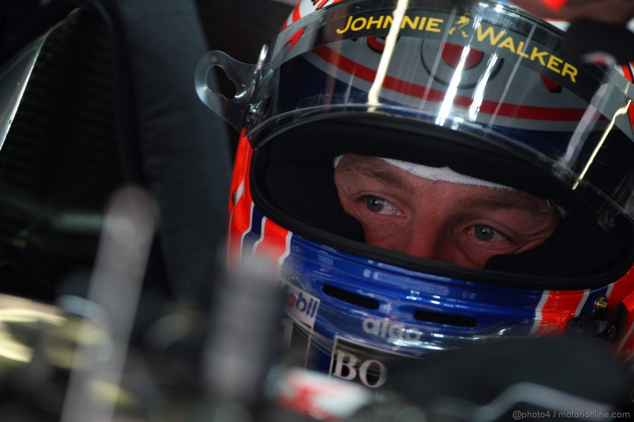 GP SPAGNA, 21.05.2011- Prove Libere 3, Sabato, Jenson Button (GBR), McLaren  Mercedes, MP4-26 